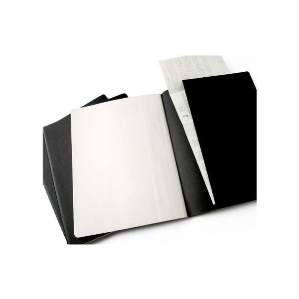 Блокнот Moleskine CAHIER JOURNAL, 120 стр 60 л в клетку твердая обложка qp322 черный