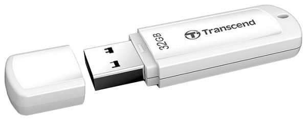 Флешка Transcend JetFlash 370 16Гб белый